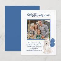 We've Moved Westie Family Photo Budget  