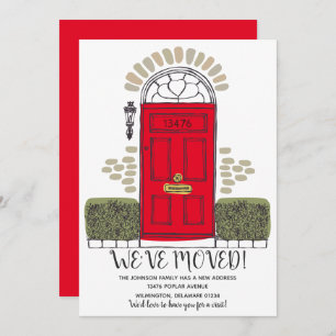 We've Moved - Whimsical Door - New Address Announ Announcement