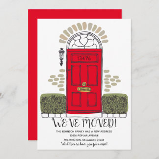 We've Moved - Whimsical Door - New Address Announ Announcement