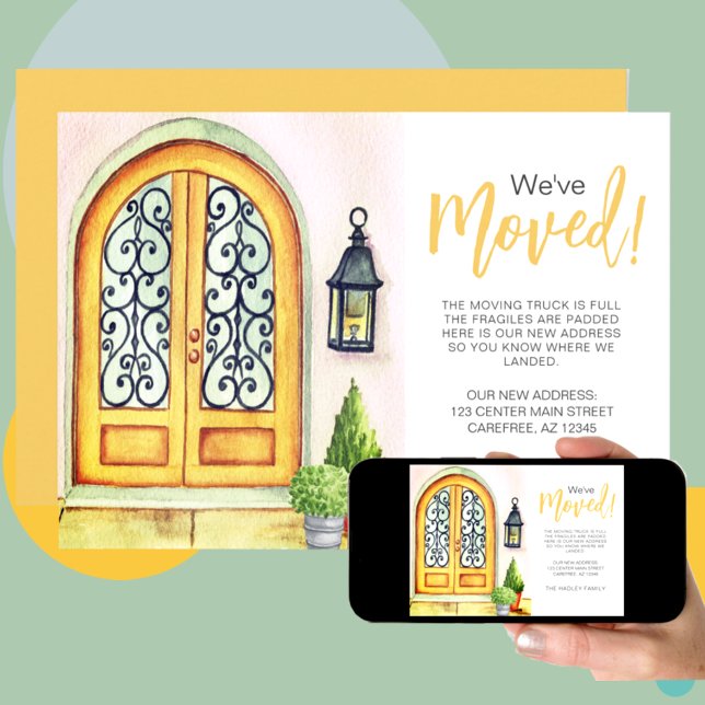 Weve Moved Yellow Door Announcement (Creator Uploaded)