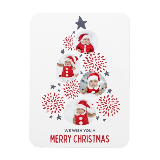 #WeWishYouAMerryChristmasFlexiblePhotoMagnet Magnet (Vertical)