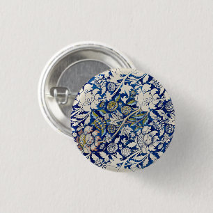 Wey, by William Morris Beautiful Vintage Art   1 Inch Round Button