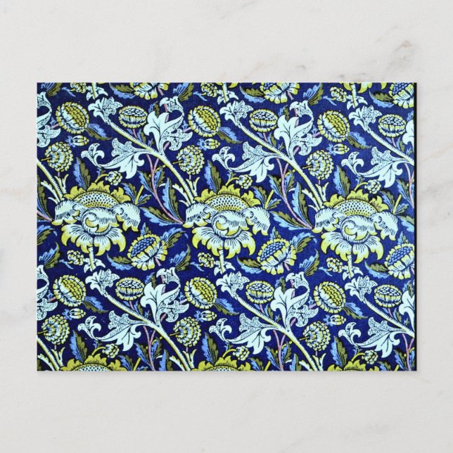 Wey, vintage pattern by William Morris Postcard (Front)