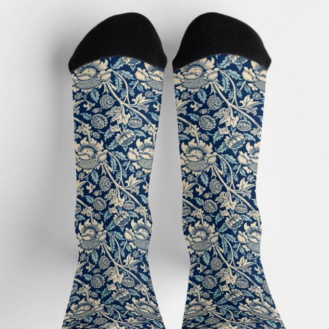 Wey, Wallpaper, 1883 by William Morris Socks (Top)