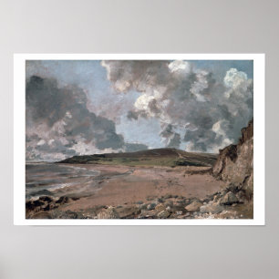 Weymouth Bay with Jordan Hill, c.1816 (oil on canv Poster