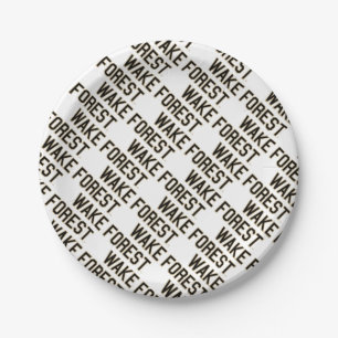 WFU Wake Forest Paper Plate