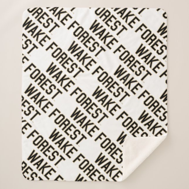 WFU | Wake Forest Sherpa Blanket (Front)