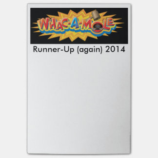 whac a mole post-it notes
