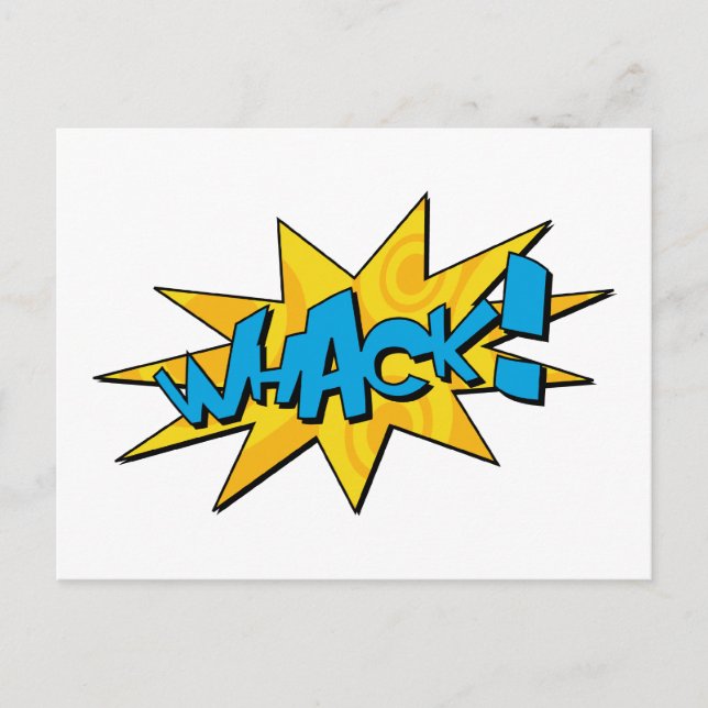 Whack Comic Book Postcard (Front)