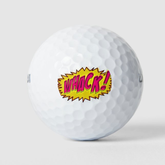 **WHACK** PERSONALIZED GOLF BALL (Front)