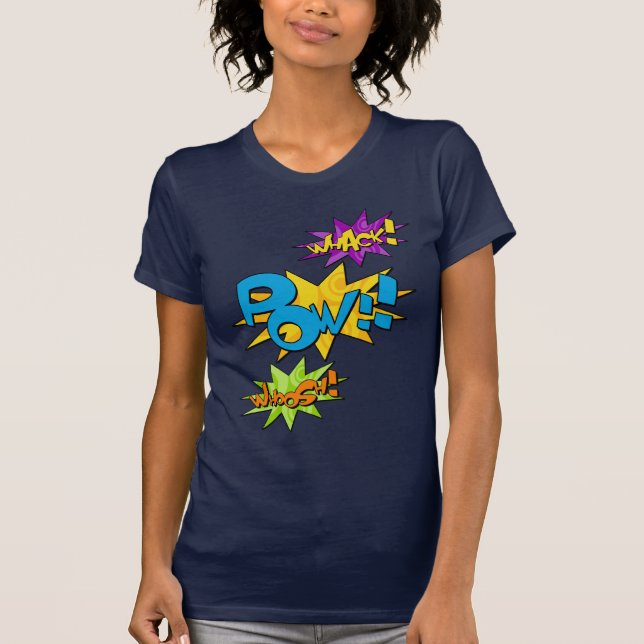 Whack Pow Whoosh Comic T-Shirt (Front)