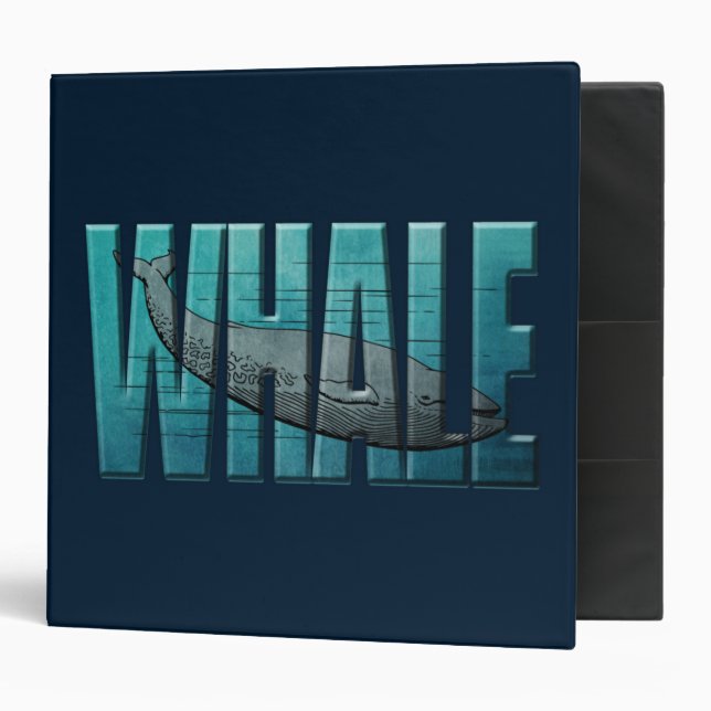 whale 3 ring binder (Front/Inside)