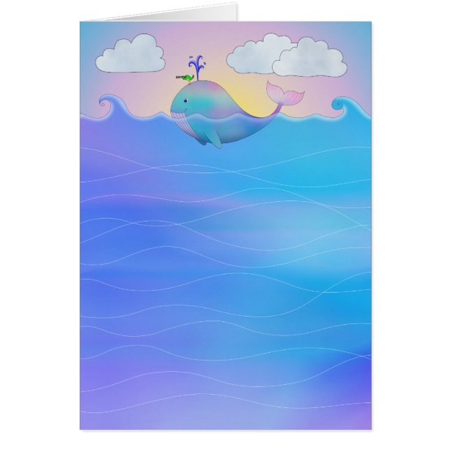 Whale - 5" x 7" Art Card (Front)