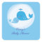 Whale Baby Shower Sticker