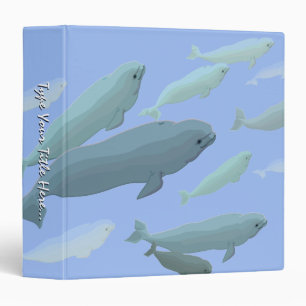 Whale Binder Custom Beluga Whale Binder / Album