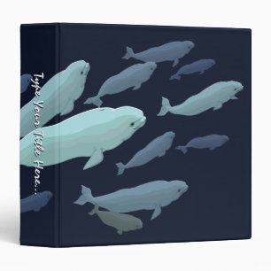 Whale Binder Custom Beluga Whale Binder / Album