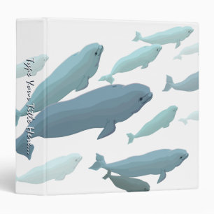 Whale Binder Custom Beluga Whale Binder / Album