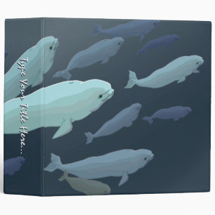 Whale Binder Custom Beluga Whale Binder / Album