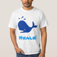 Whale! Blue. Customizable