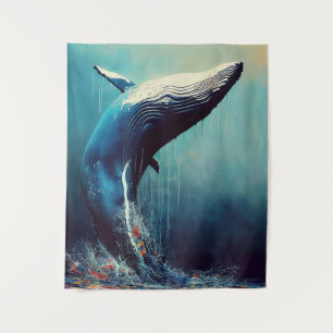 Whale Blue whale Animal Discovery Adventure Nature Tapestry