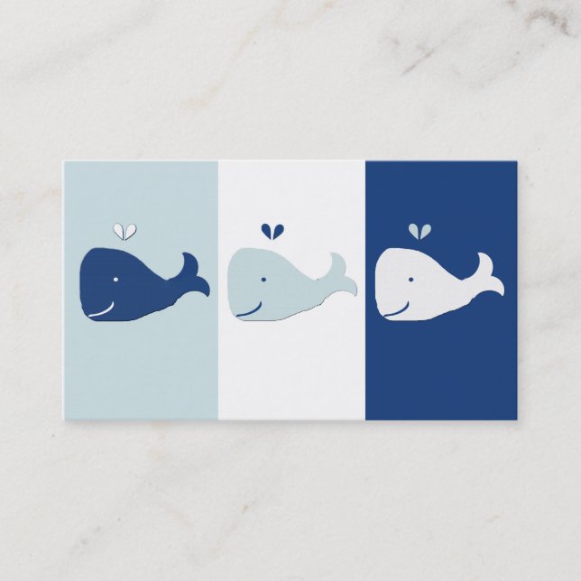 Whale Business Card (Front)
