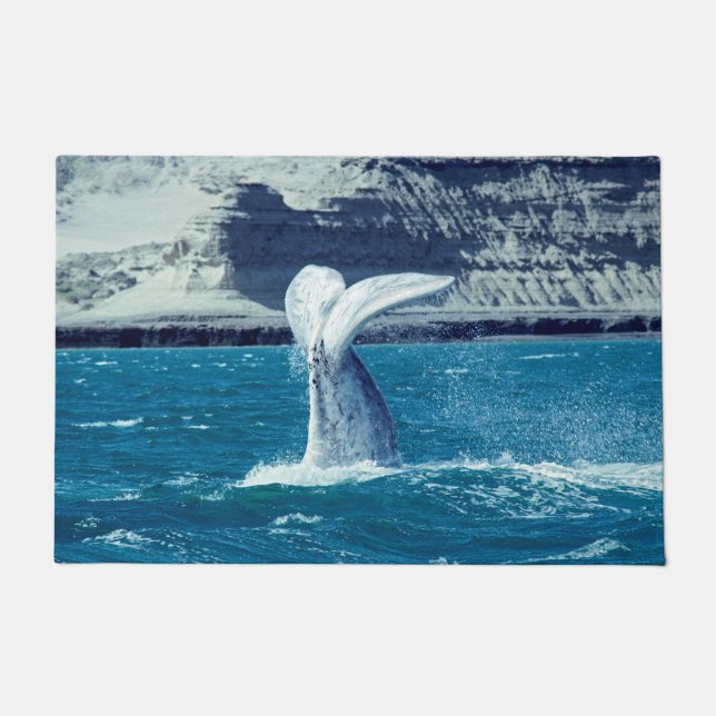 Whale calf tail - Argentina Doormat (Front)