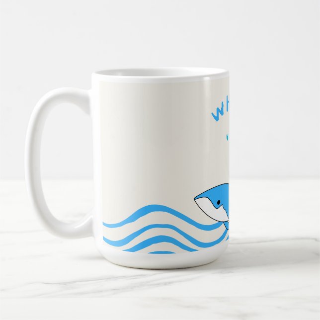 whale coffee mug (Left)