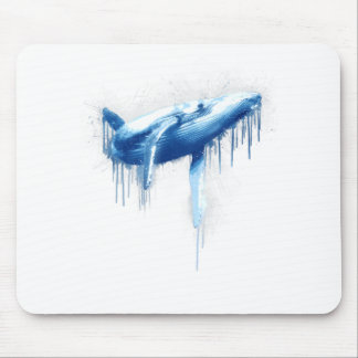 Whale Cute Animal Graphic Mouse Pad