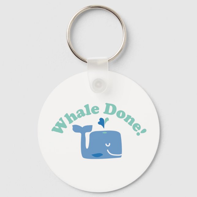 Whale Done! Keychain (Front)