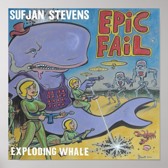 Whale Exploding Poster (Front)