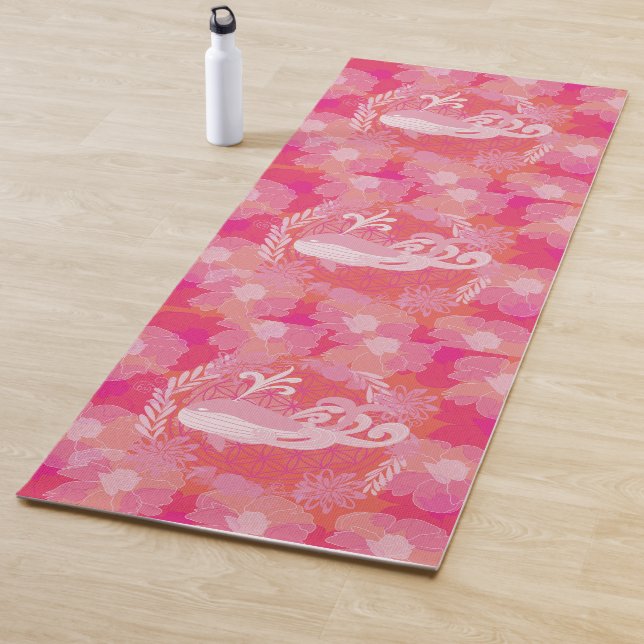 Whale flower of life yoga mat (In Situ)