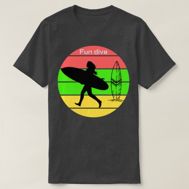 Whale fun dive t 1 T-Shirt (Design Front)