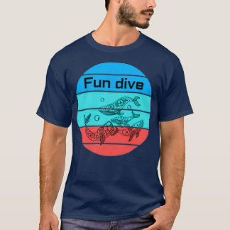 Whale fun dive t T-Shirt