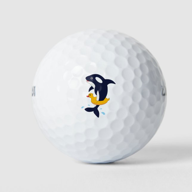 Whale fun golf balls (Front)