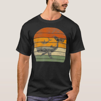 Whale Gifts For Women Men Funny Whale Print Graphi T-Shirt