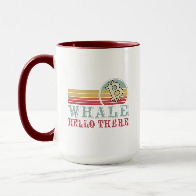 Whale Hello There | Crypto Retirement Funny Mug (Left)