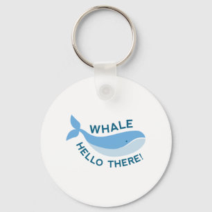 Whale Hello There! Keychain