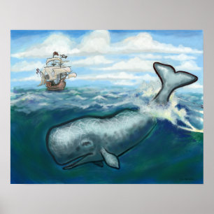 Whale Ho Poster