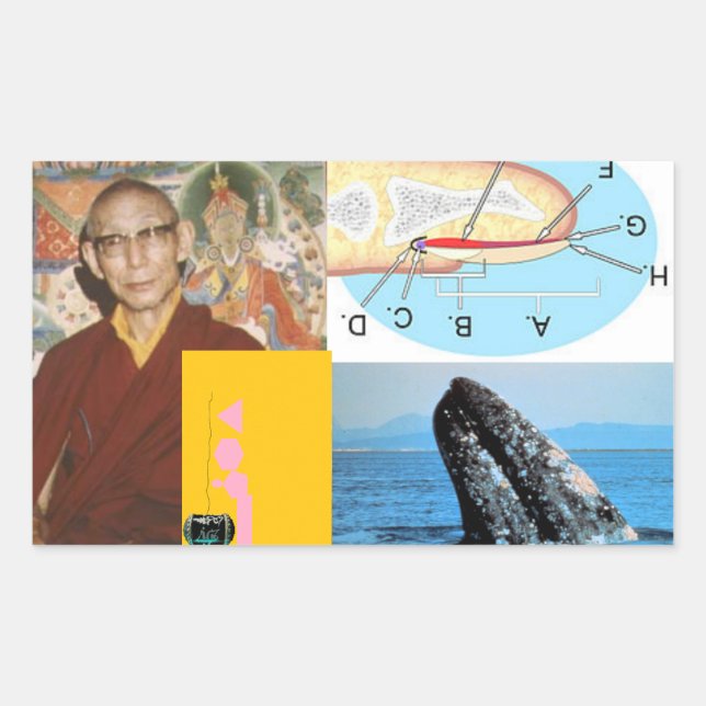 Whale in the Nail Sticker (Front)