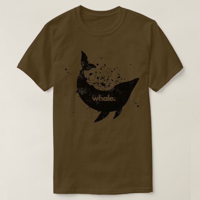 Whale Ink Animals Collection T-Shirt (Design Front)