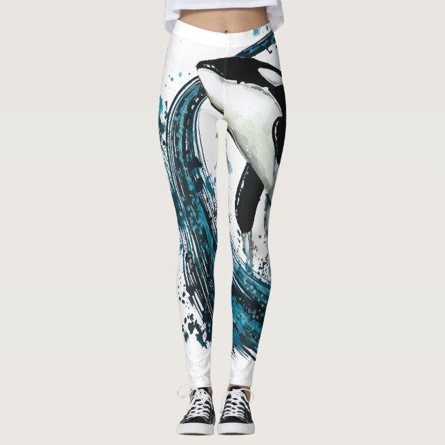 Whale Leggings (Front)