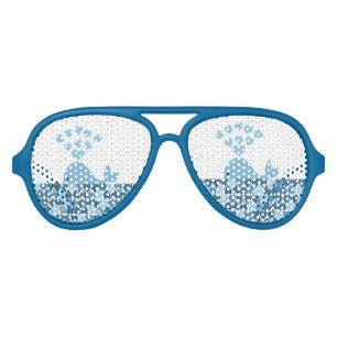 Whale love aviator sunglasses