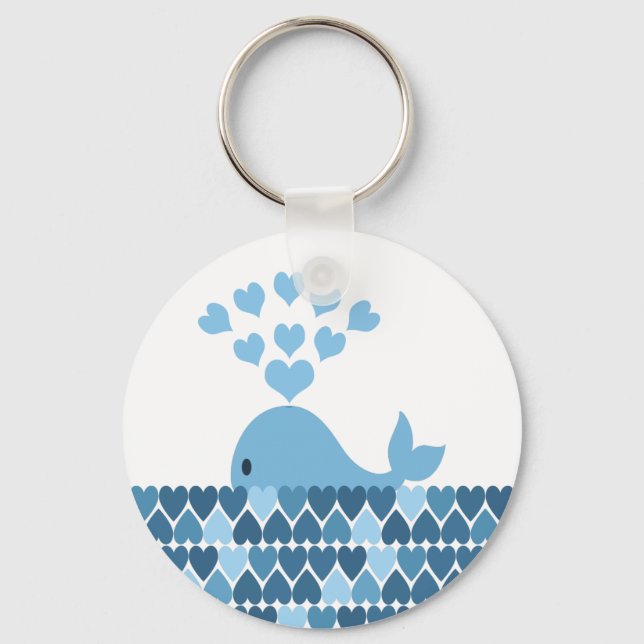 Whale Love Keychain (Front)