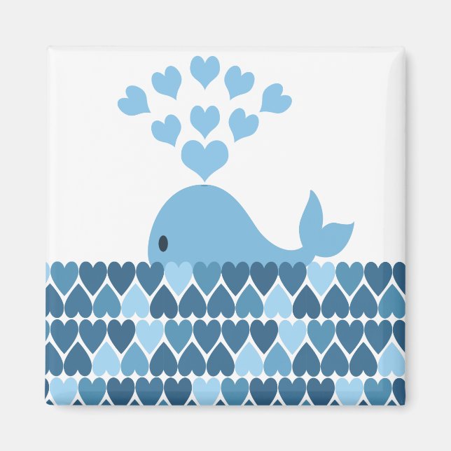 Whale Love Magnet (Front)