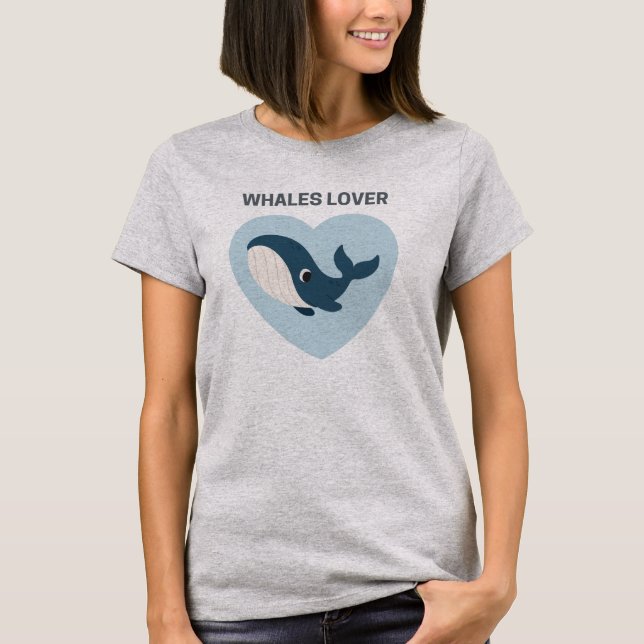 Whale Lover T-Shirt (Front)