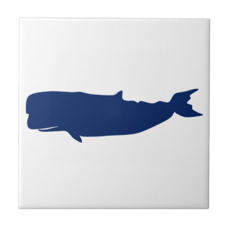 Whale Navy Tile