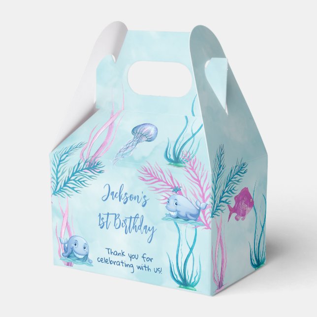 Whale of a Good Time Favor Box (Front Side)