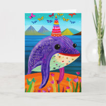 Whale of a Time : Carte Anniversaire de enfant mig