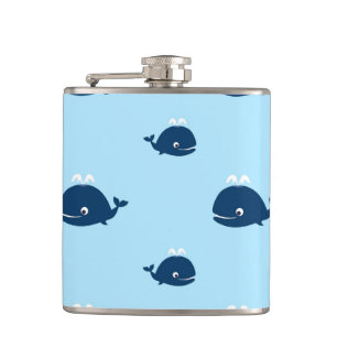 Whale of a Time Hip Flask