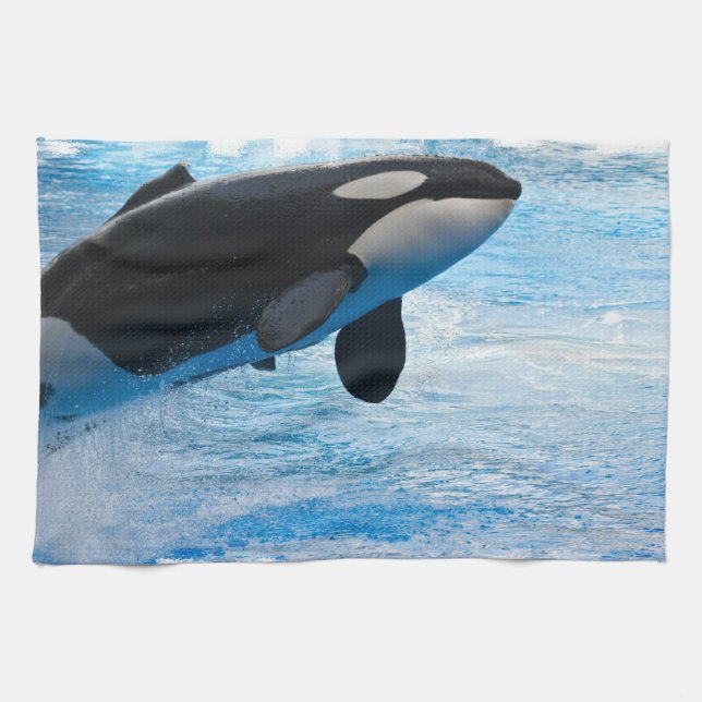 Whale of a Time  Kitchen Towel (Horizontal)